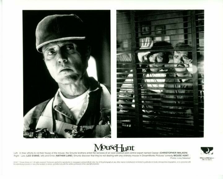 Christopher Walken Lee Evans Nathan Lane Mouse Hunt Original 8x10 Press Photo Poster painting