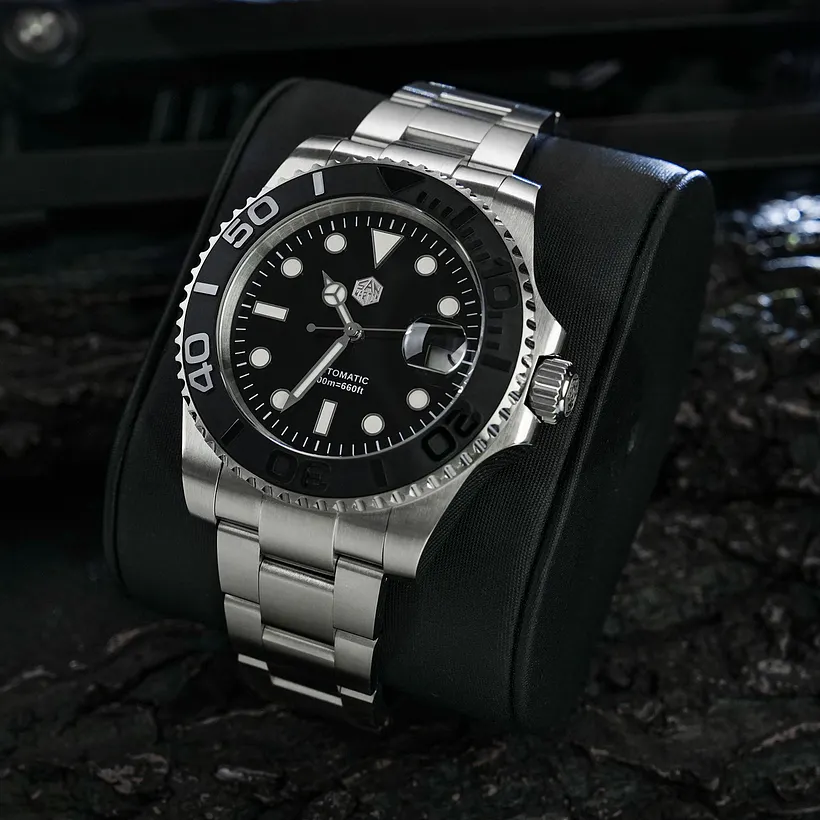 最終価格です。SAN MARTIN サンマーティン サブマリーナ風 San Martin Watch Official Authorized Store, Luxury Men's Watch