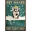 Retro Poster - 11CT Stamped Cross Stitch