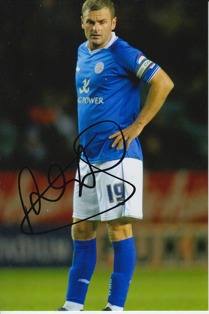 LEICESTER CITY HAND SIGNED RICHIE WELLENS 6X4 Photo Poster painting 1.