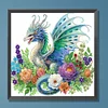 Diamond Painting-DIY Crystal Rhinestone Floral Dragon