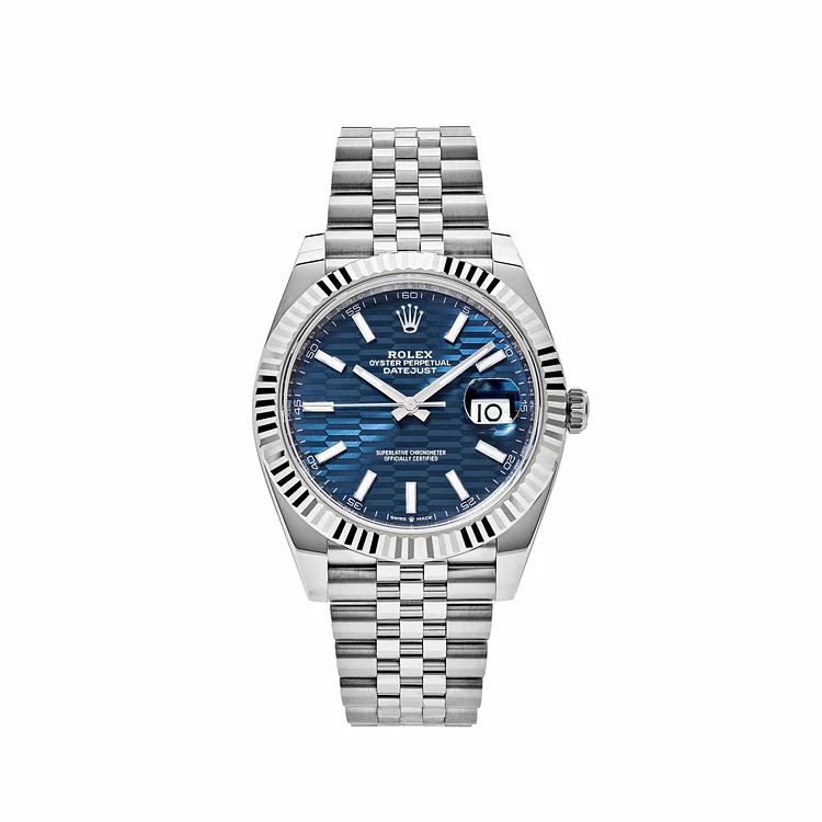 Rolex Datejust 126334 Stainless Steel Fluted Motif Blue Dial Jubilee (2023)