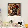 (Counted/Stamped)Cowboy Boots-11CT Cross Stitch 50*50cm