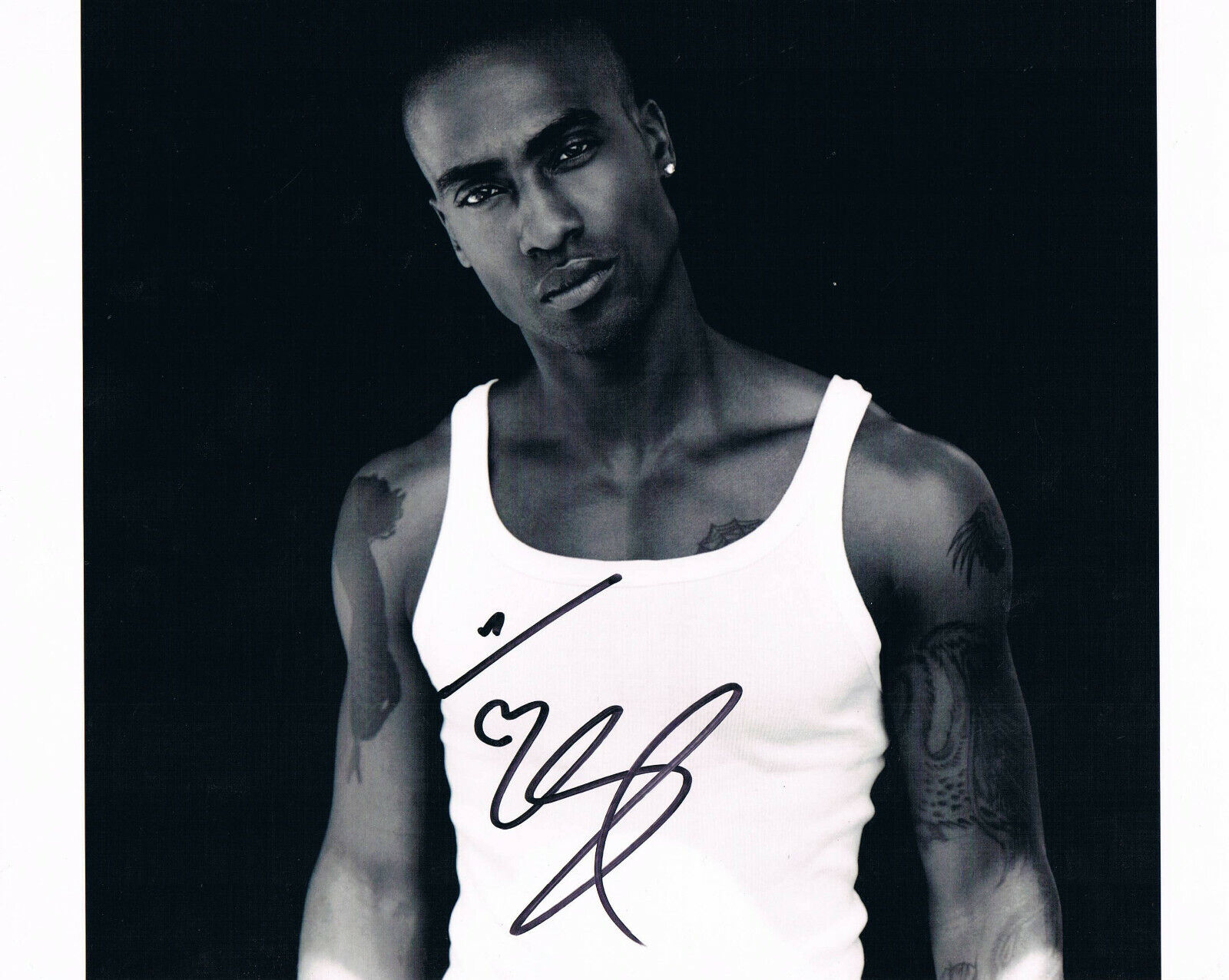 BLUE - Simon Webbe 1978- autograph Photo Poster painting 8x11