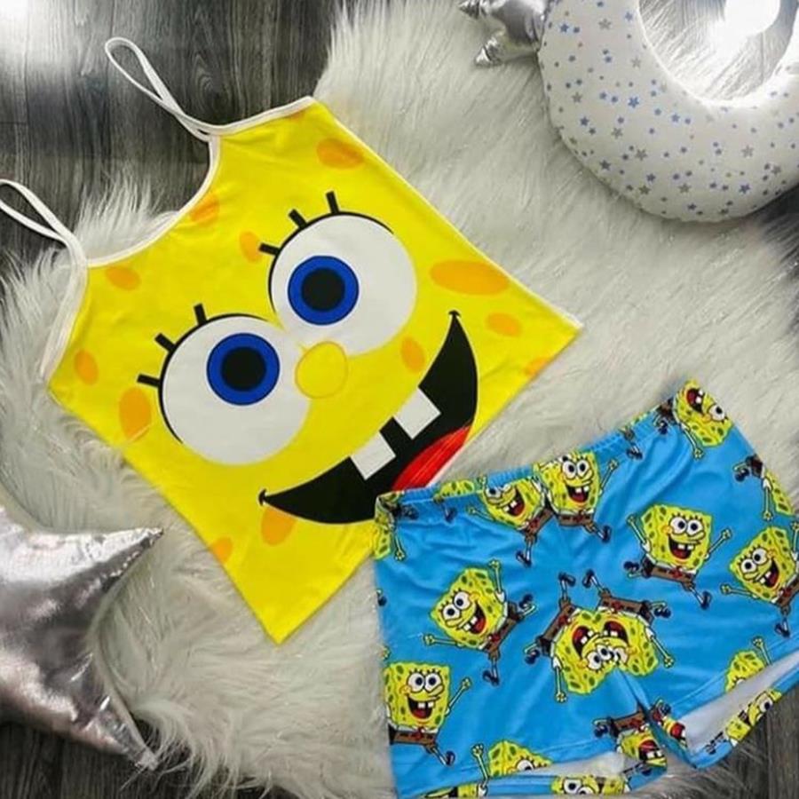 Fun SpongeBob Shorts Set