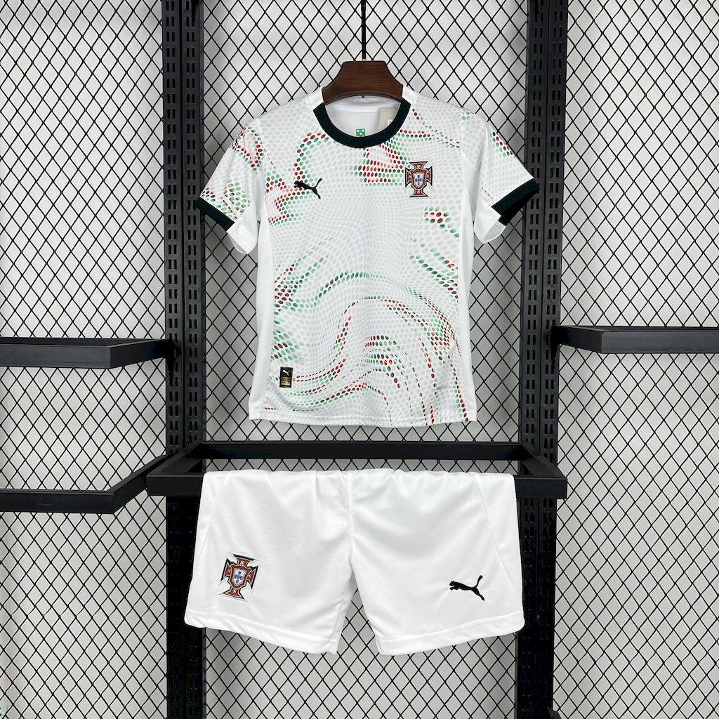 Portugal 2025-26 Away Kids Kit