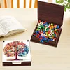 Tree Of Life Diamond Painting Notecard Box Gem Art Sticky Note Holder for Adult