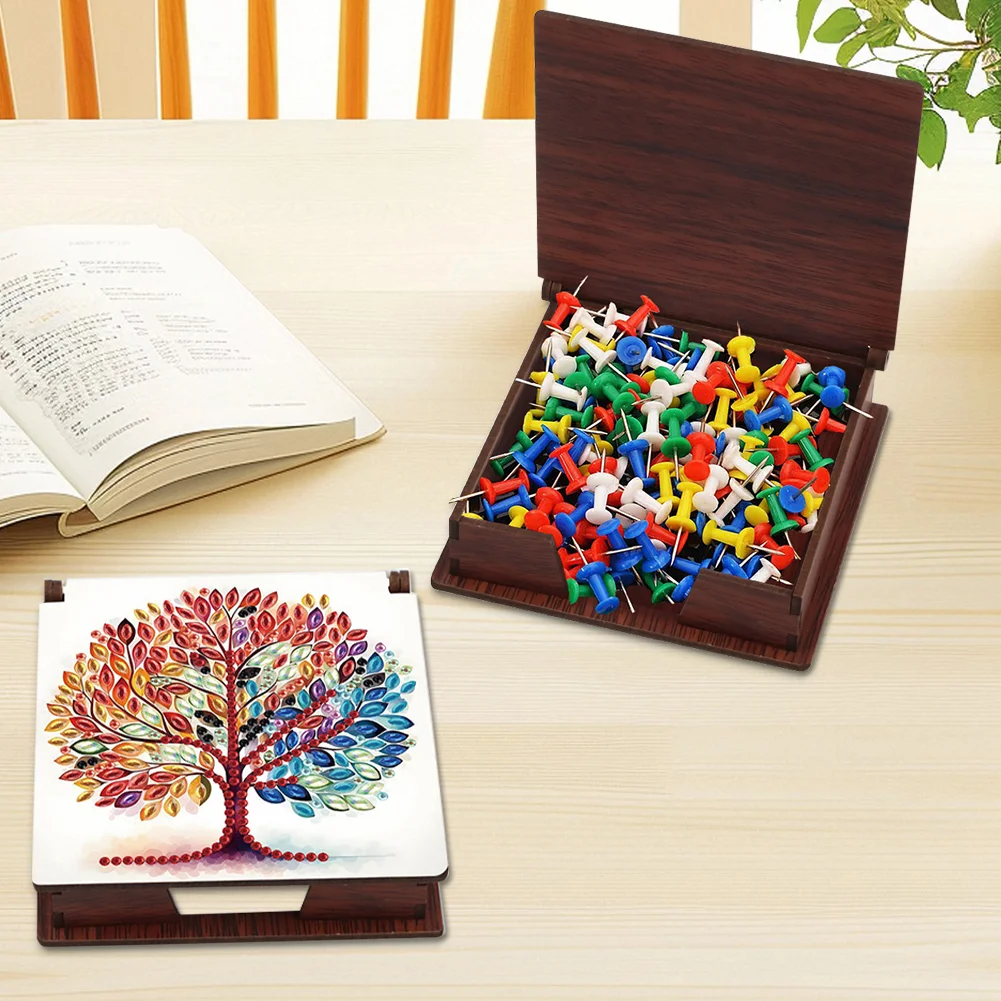 DIY Life Tree Diamond Painting Note Box Paper 160 Sheets of Paper for DIY Art Craft