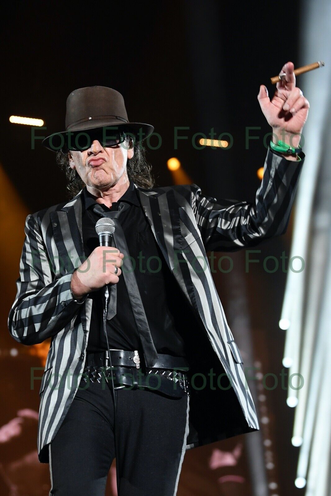 Udo Lindenberg Rock Musik Maler Foto 20 x 30 cm ohne Autogramm (Be-58