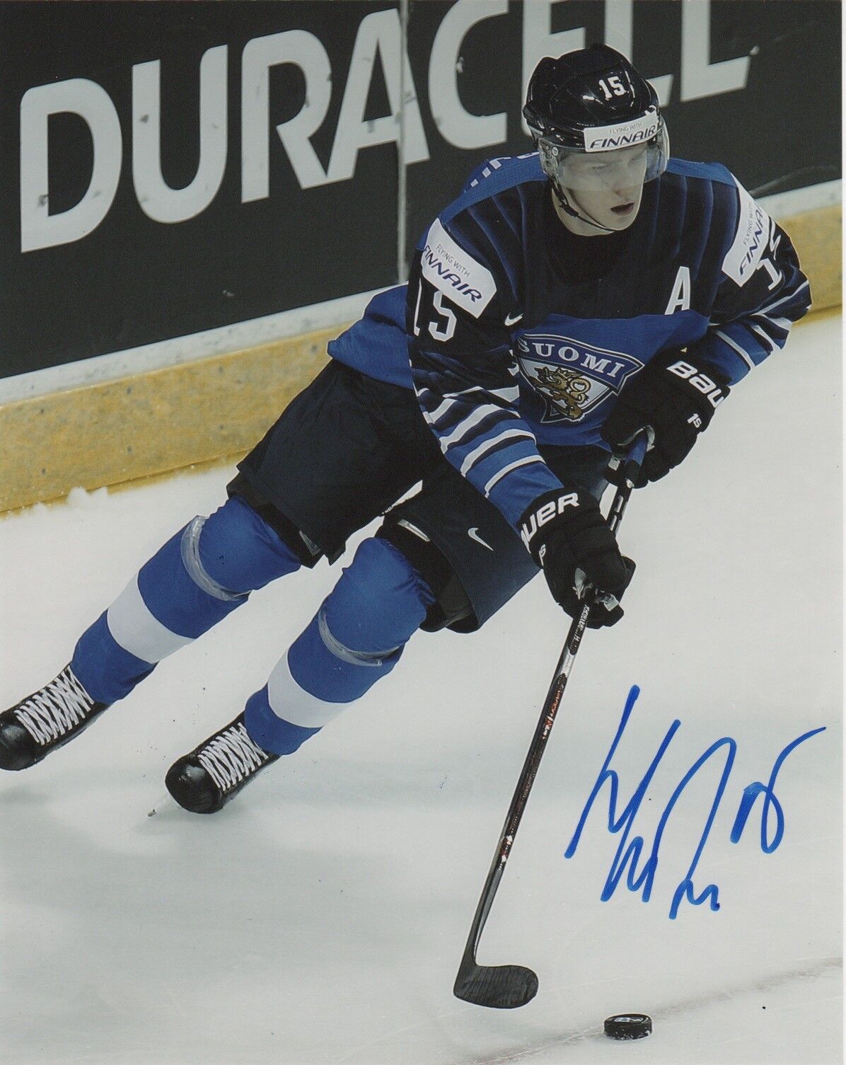 Team Finland Henri Jokiharju Autographed Signed 8x10 Photo Poster painting COA #2