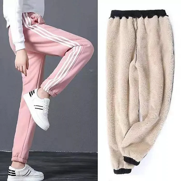 [Hot Sale] Pantalons de survêtement en coton molletonné pour femmes.