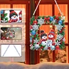 Acryl Weihnachten Schneemann Kranz - 5d DIY Handwerk Anhänger