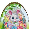 (US Local)Wooden Easter Egg Rabbit Special Shaped Diamond Painting Lamp for Adult Kids