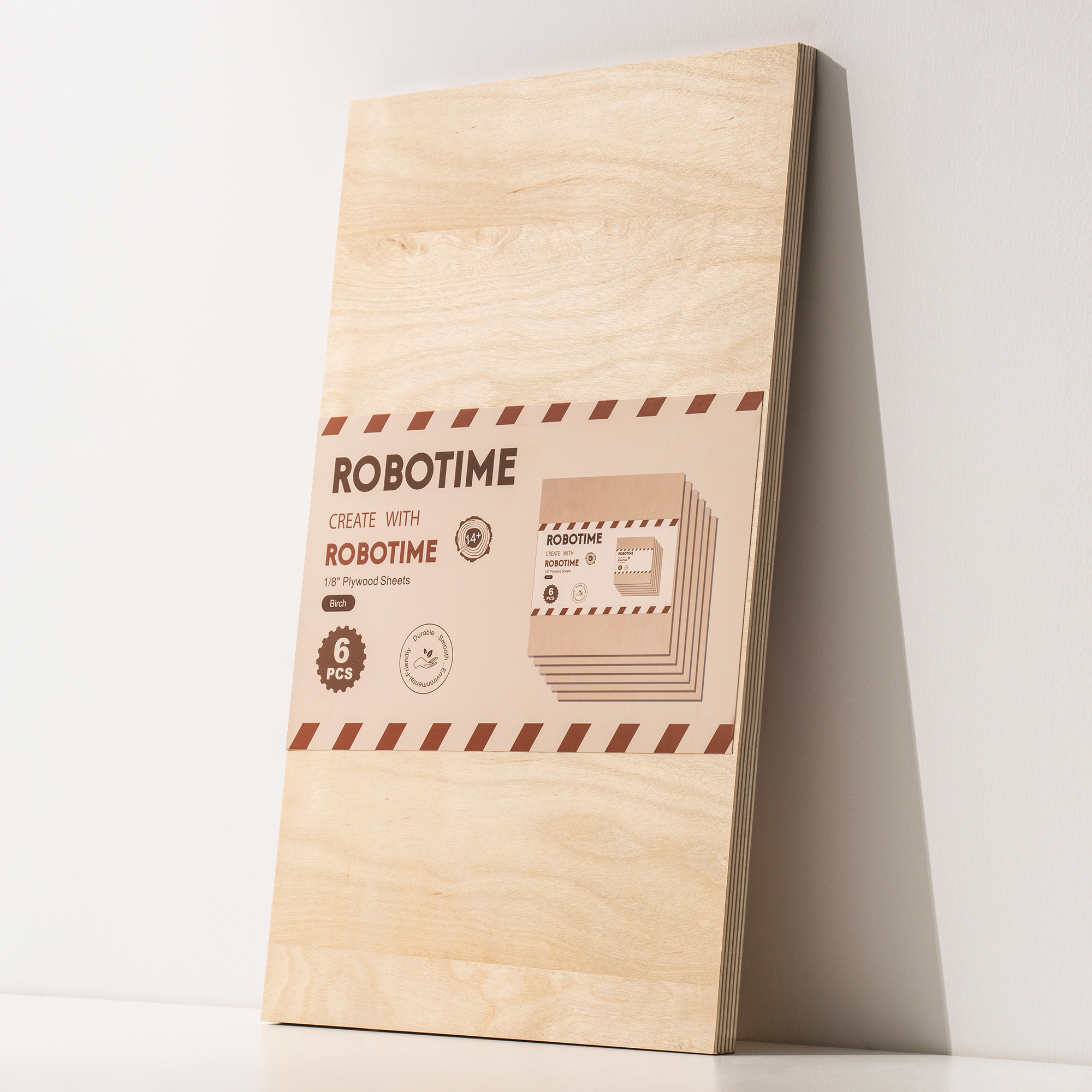 Birch plywood - 4mm - A5 format - 8pcs Botland - Robotic Shop