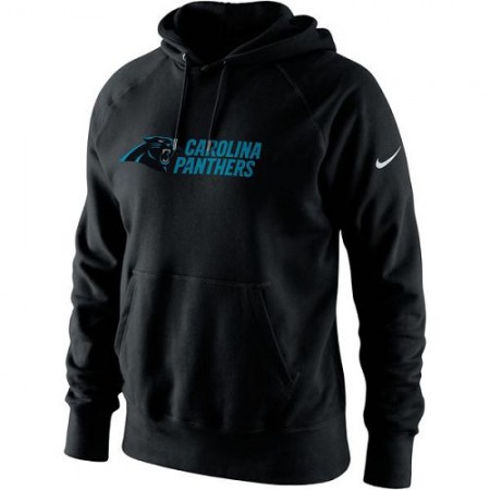 Men's Carolina Panthers  Black Lockup Pullover Hoodie