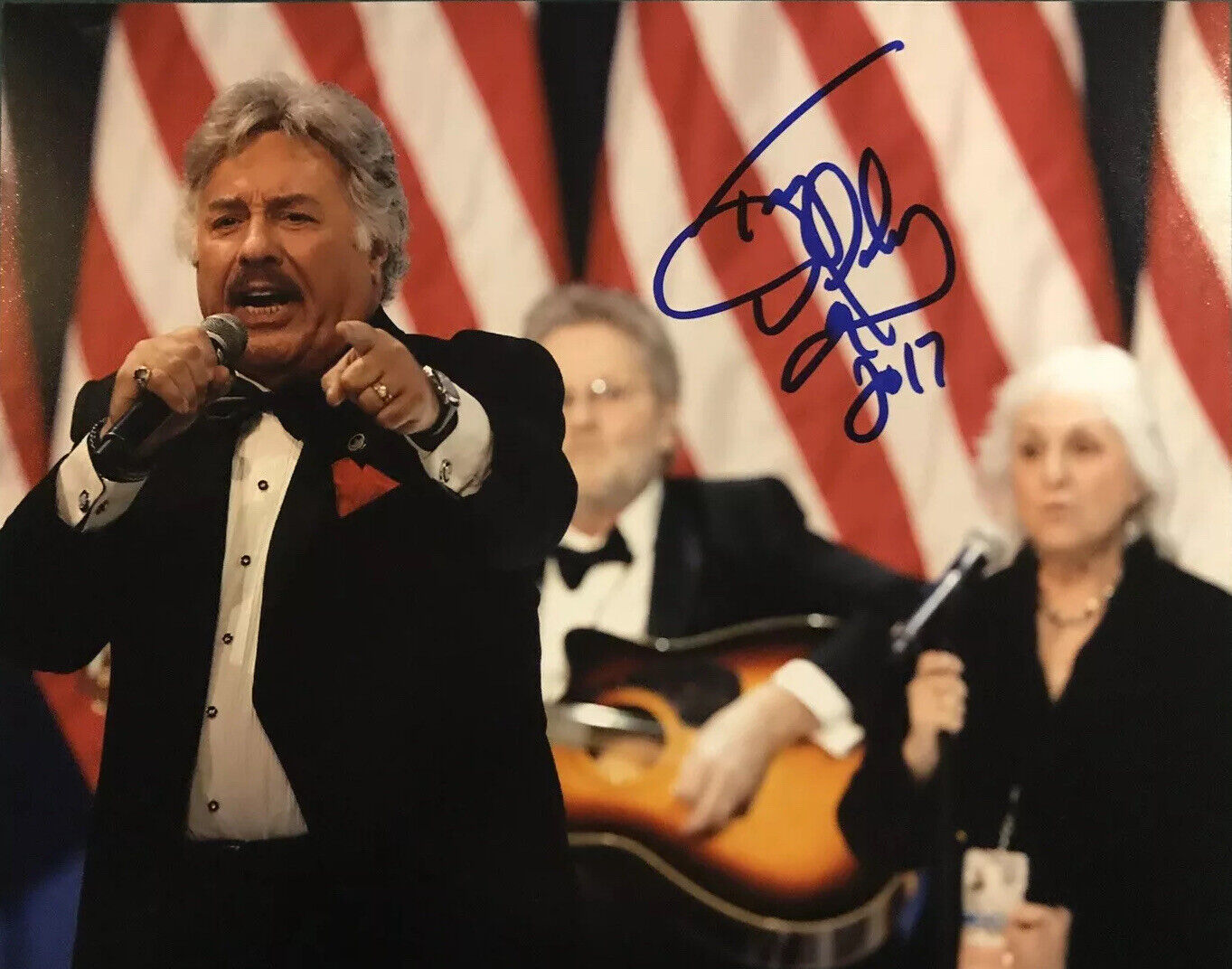 TONY ORLANDO HAND SIGNED 8x10 Photo Poster painting AUTOGRAPHED SINGER RARE AUTHENTIC + PROOF!!