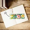 4Pcs Butterfly Bush Special Shape Diamond Painting Bookmark for Reading Day Gift