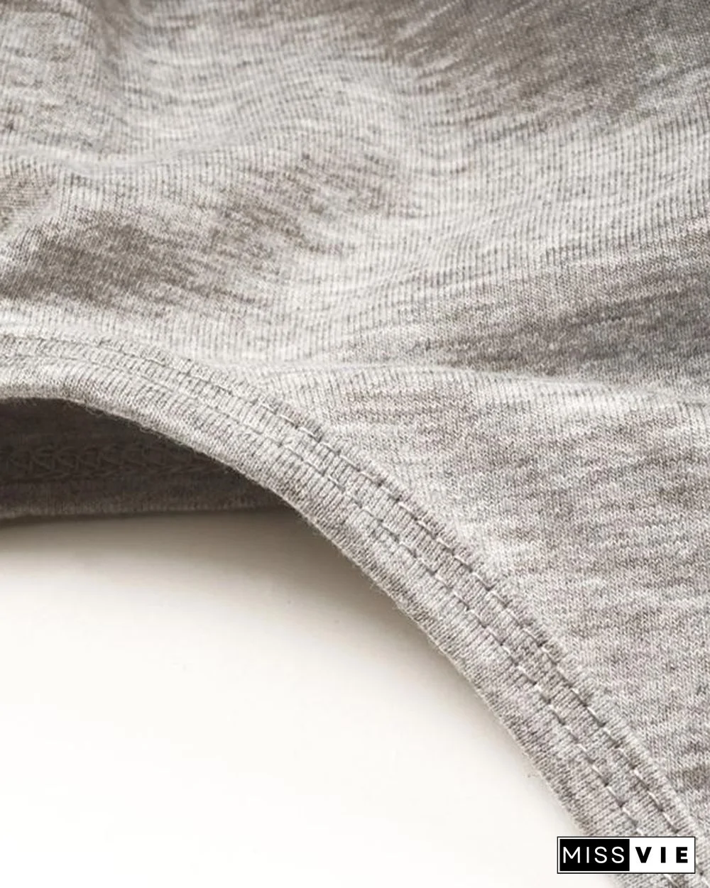 Printing Sunglasses Sleeveless Round Neck T-shirt