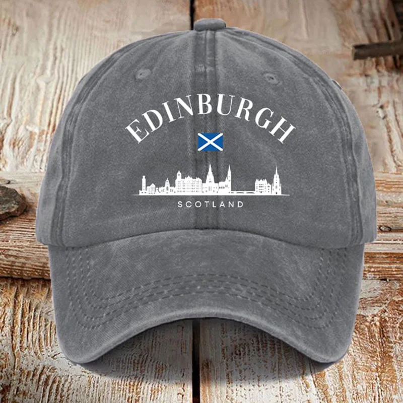 Edinburgh Tourism Printed Casual Unisex Hat