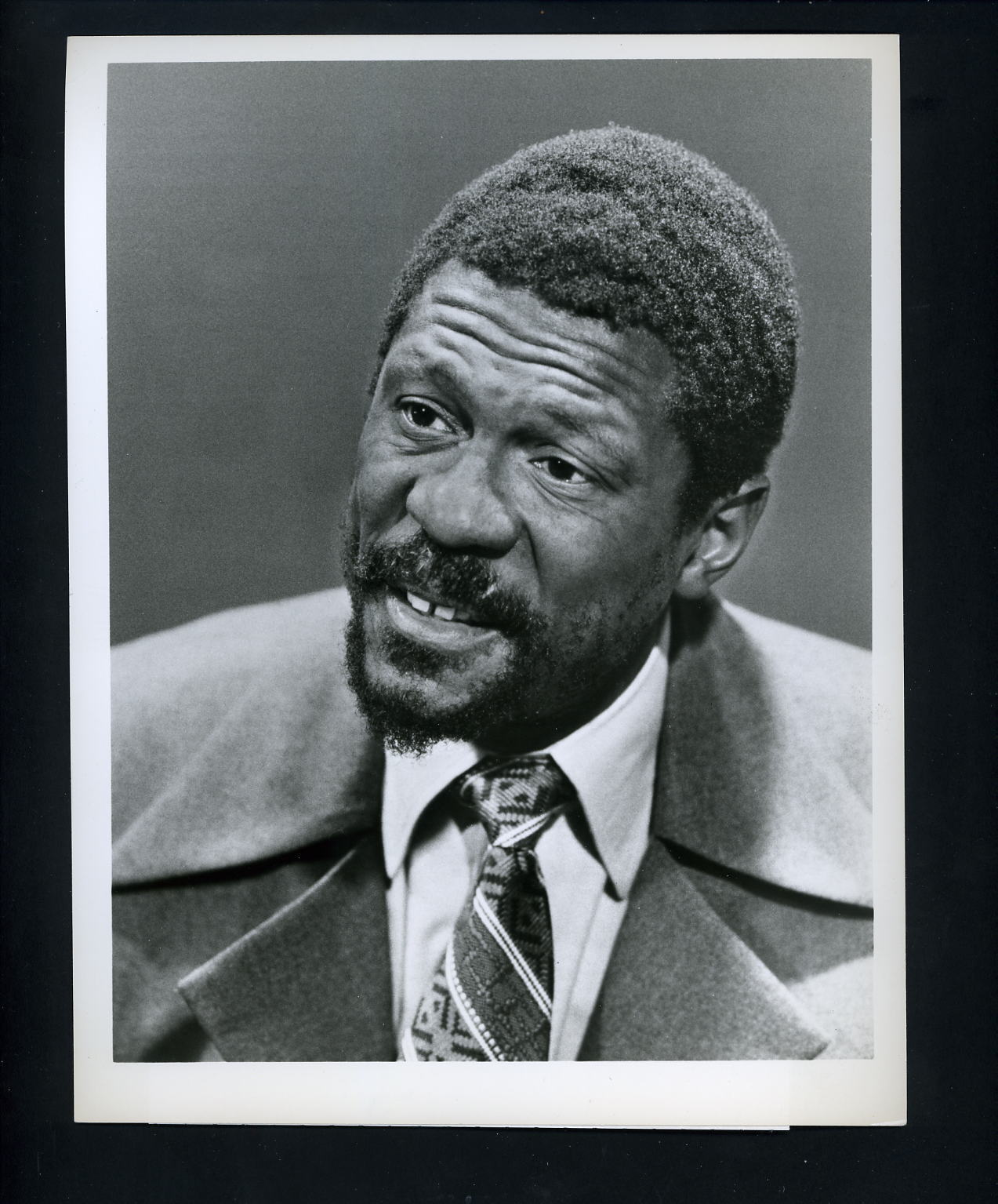 Bill Russell 1970 's ABC Sports Press Photo Poster painting Release Boston Celtics