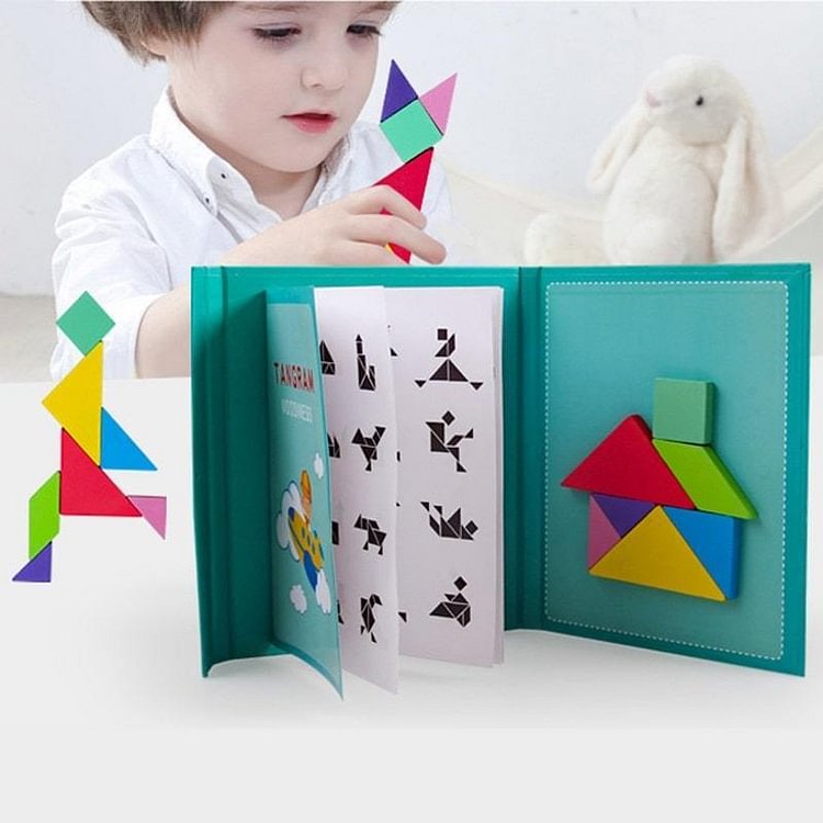 Wooden Magnetic Tangram-Mayoulove