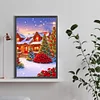 (40*60cm)Snow View - Full Round Drill Diamond Painting