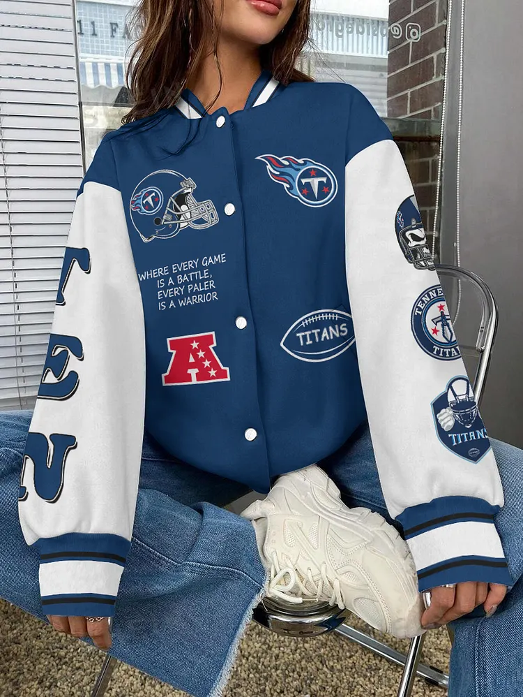 Tennessee Titans  National Football League 2024 Make Your Mark Unisex Varsity Jacket