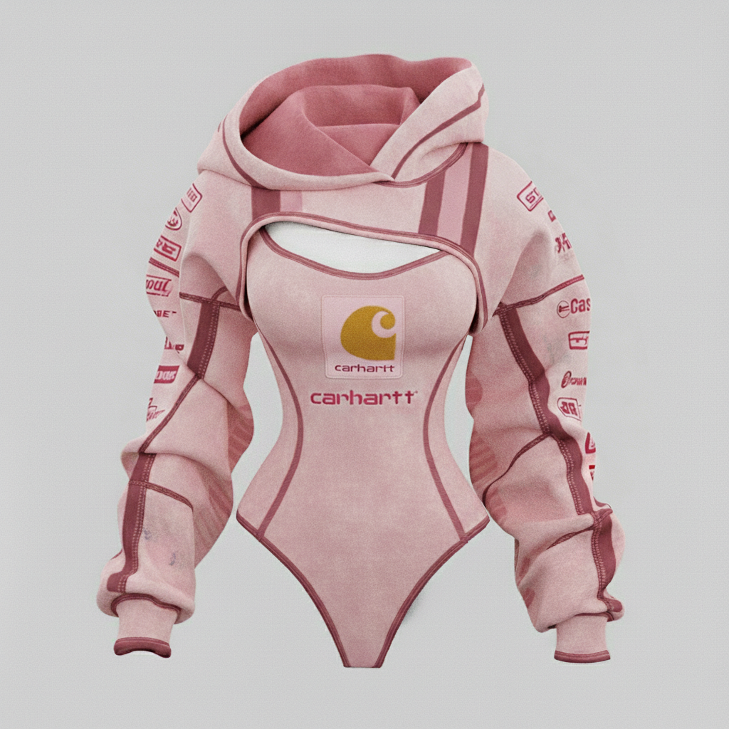 2026 New Women's Cyberpunk Irregular Cut Suit