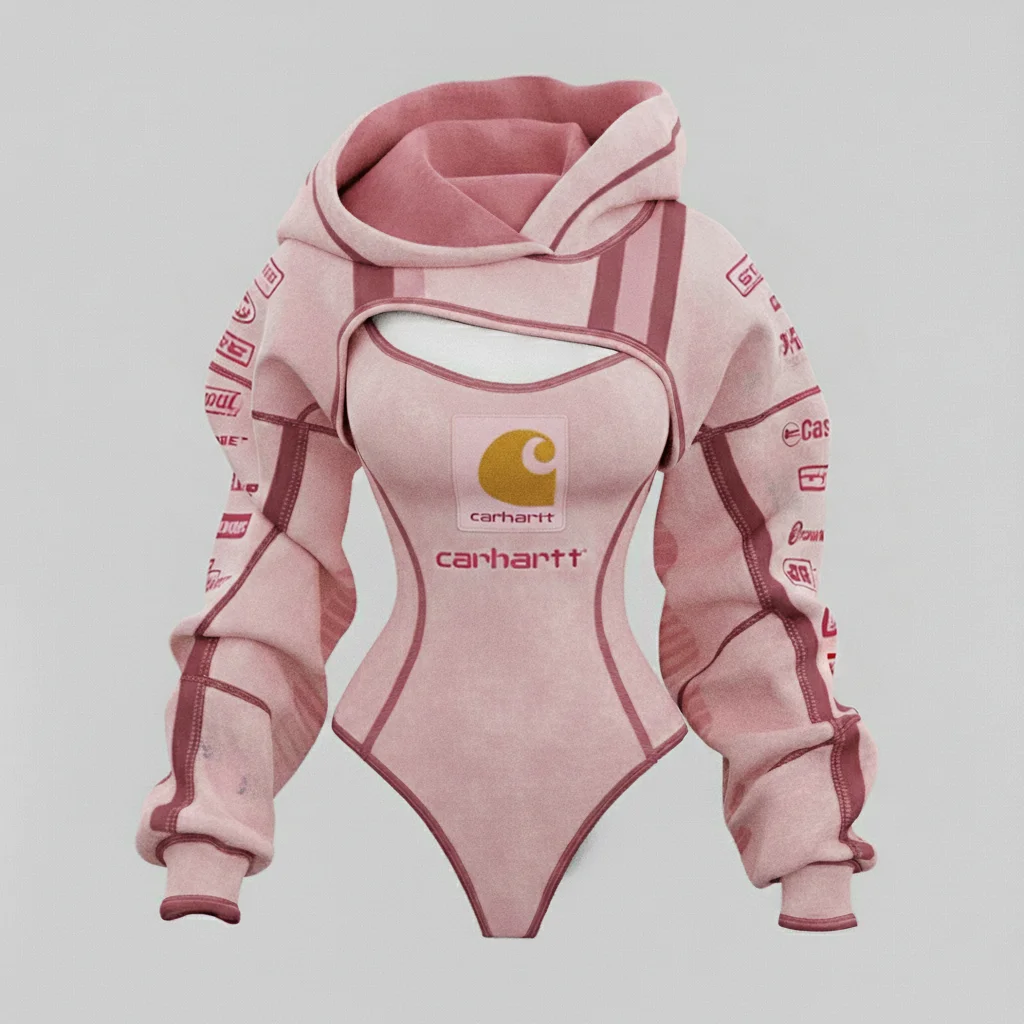 2026 New Women's Cyberpunk Irregular Cut Suit