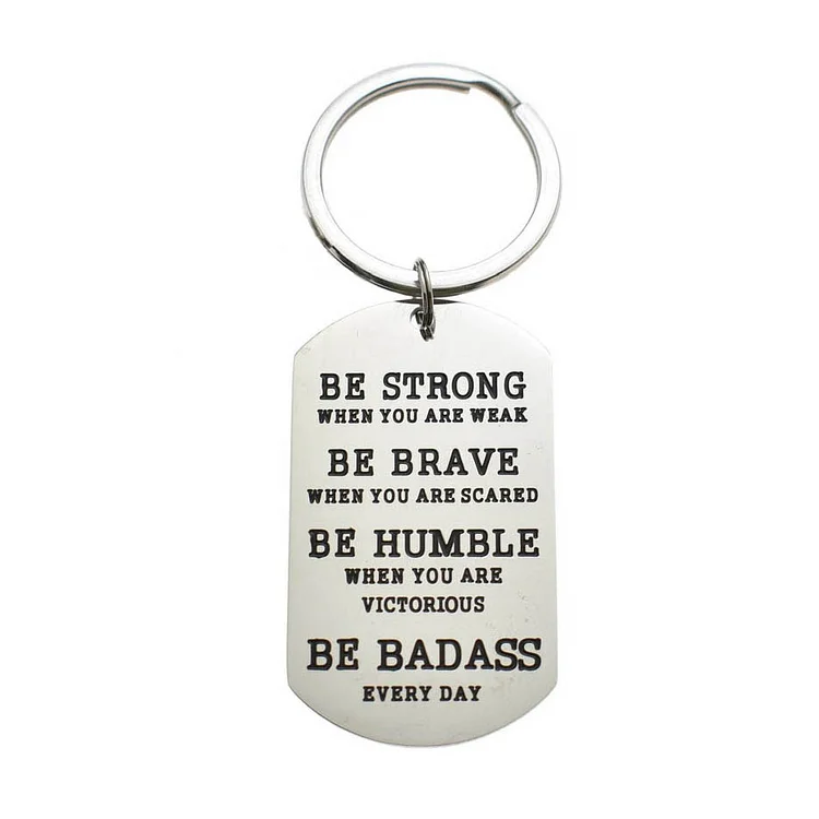 Graduation Keychain Be Badass Every Day Keyring Gifts