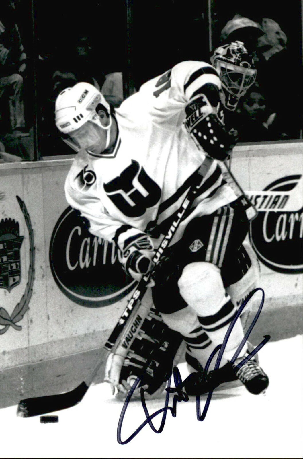 Pat Verbeek SIGNED autographed 4x6 Photo Poster painting HARTFORD WHALERS #3