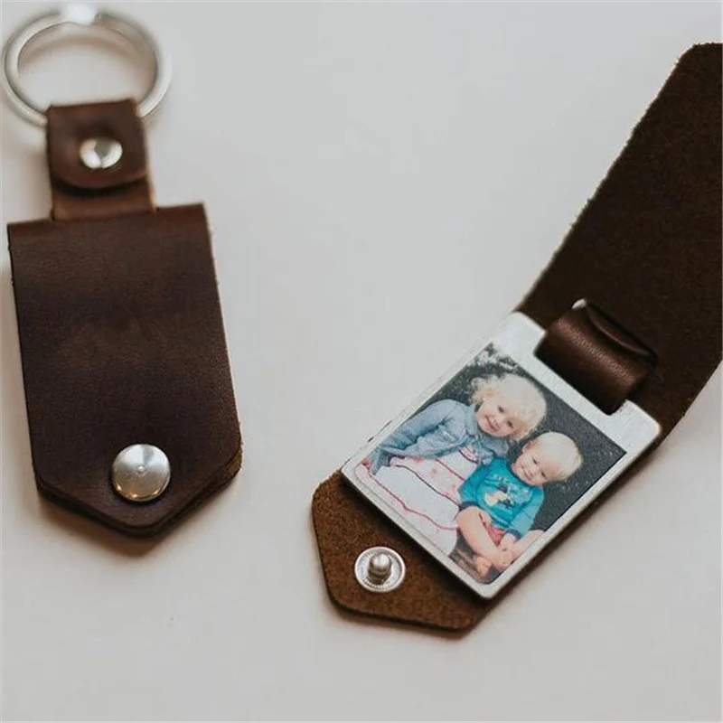 🌹Mini One Metal Photos Album Keychain - Personalized Valentines Day Gift for Him- Her