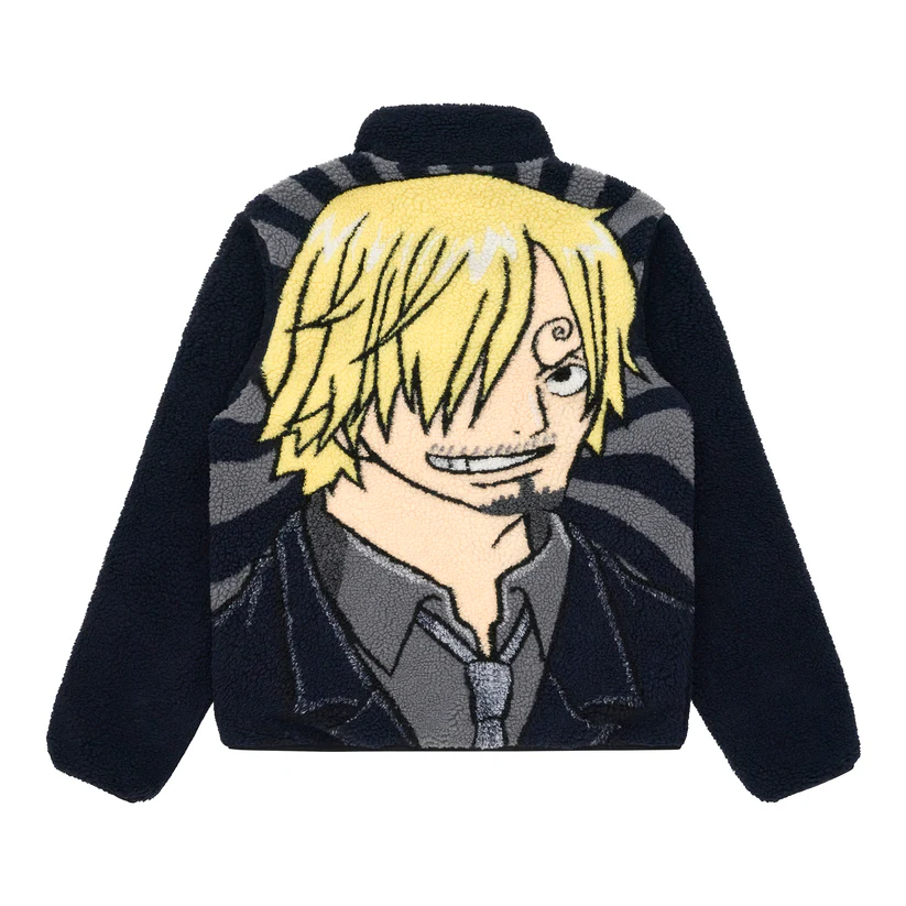 SANJI REVERSIBLE SHERPA FLEECE JACKET