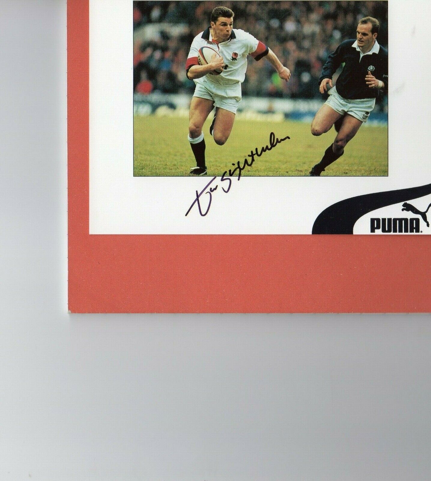 JON SLEIGHTHOLME AUTOGRAPH, RUGBY UNION, ENGLAND