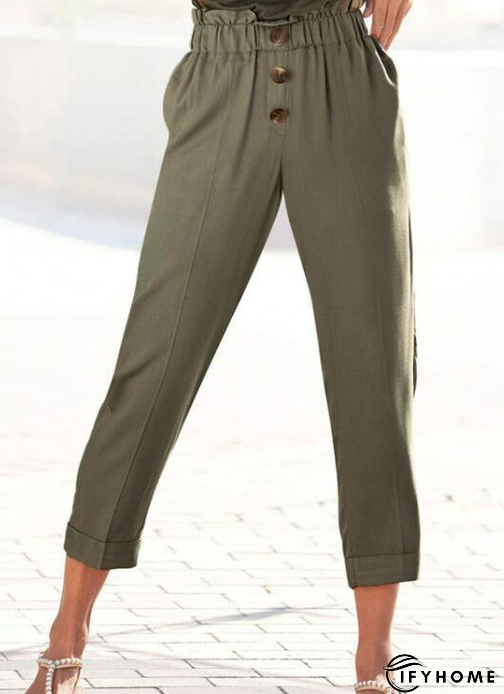 Casual Plain Casual Pants | IFYHOME