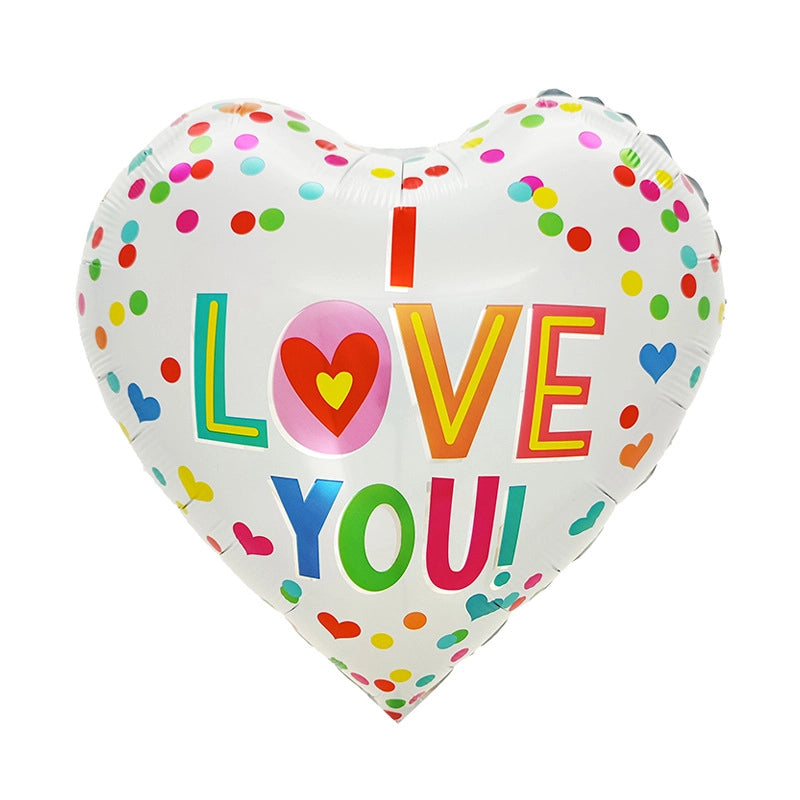 Vacation Minimalist Heart Shape Aluminum Film Travel Daily Balloons