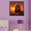 (50*50cm)Lion - Full Round Drill Diamond Painting