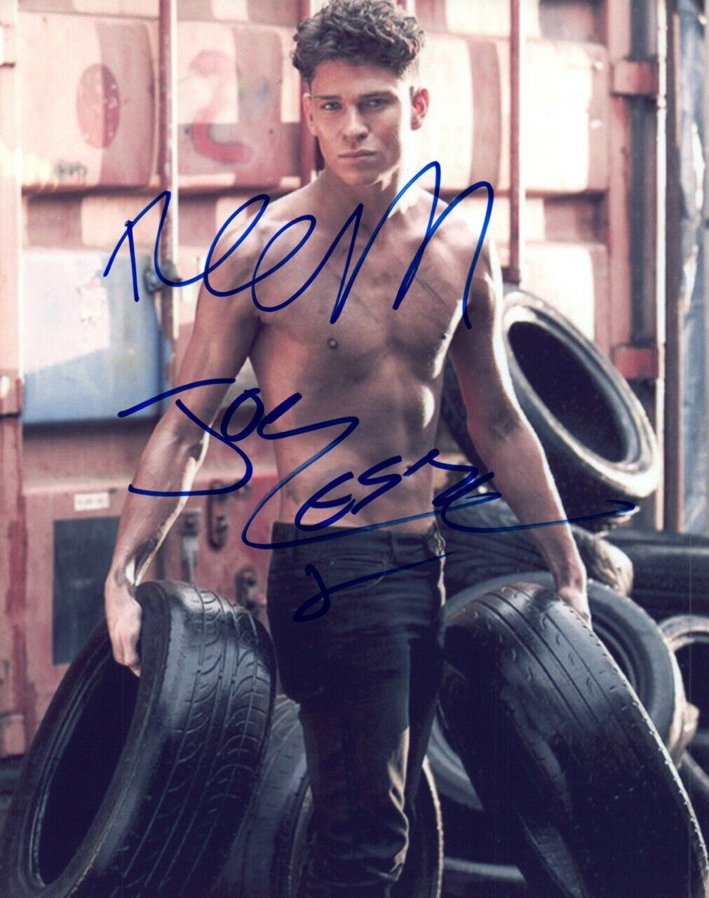 Joey Essex Signed 8x10 Photo Poster painting The Only Way Is Essex Towie Shirtless Actor COA