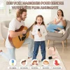 Mini machine &agrave; karaok&eacute; avec microphones sans fil