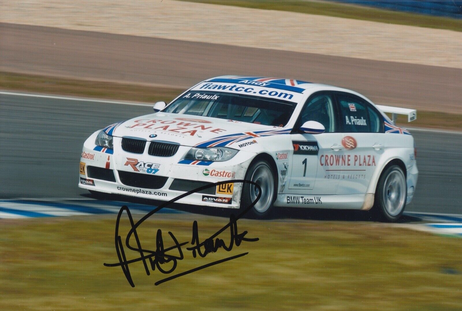 Andy Priaulx Hand Signed 12x8 Photo Poster painting Touring Cars Autograph BMW Racing 11