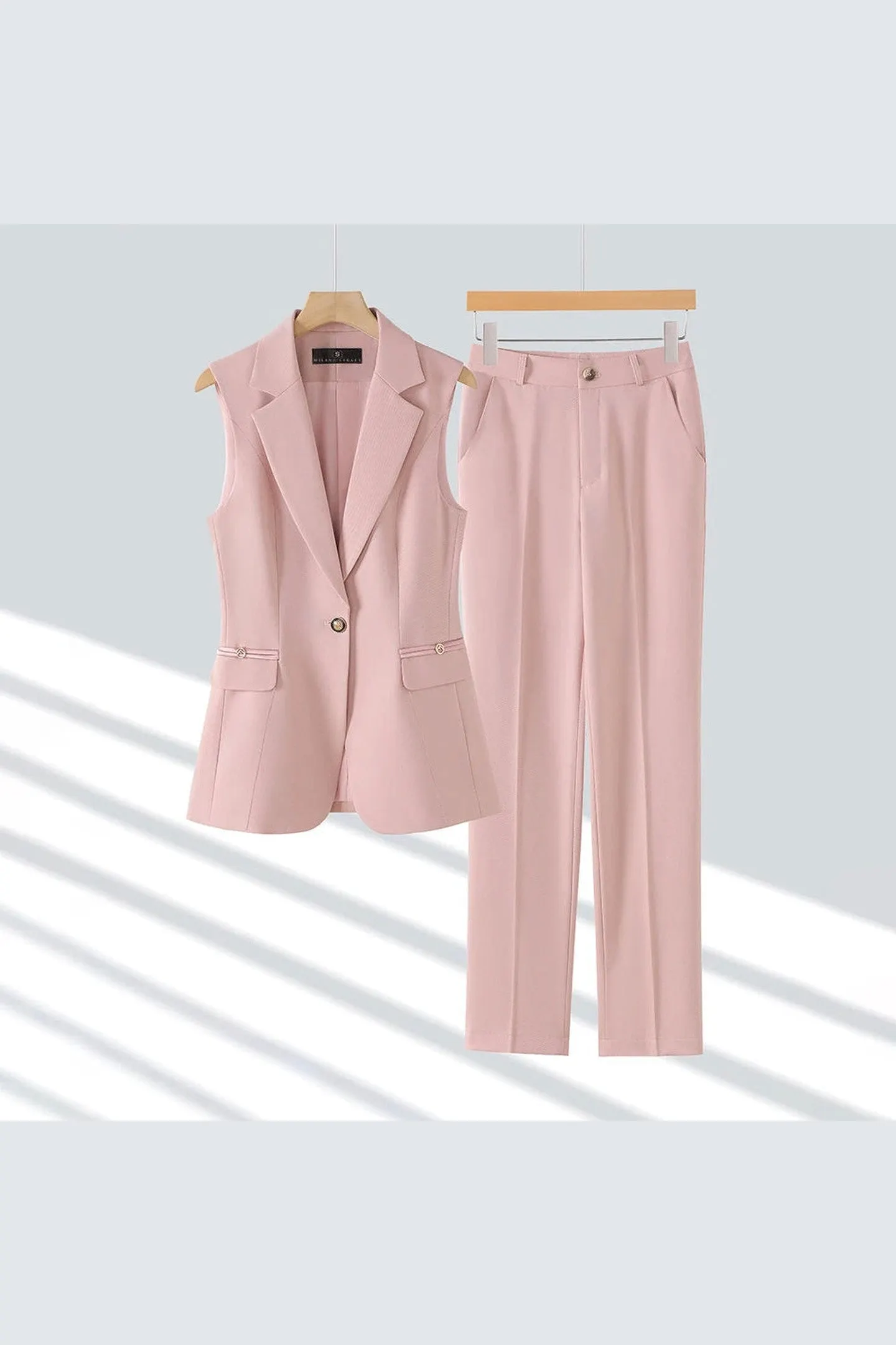 Women's Tailored Waistcoat & Trouser Set &ndash; Executive Two-Piece