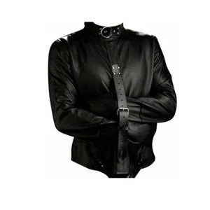 pornhint Pornhint Bondage Jacket | BDSM Delusion Leather Strait Jacket | Strait Jacket | BDSM Strait Jacket | BDSM Chastity Jacket Active