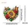 Valentine Day 2D Flat DIY Diamond Art Pendant Diamond Painting Set (Sunflower)
