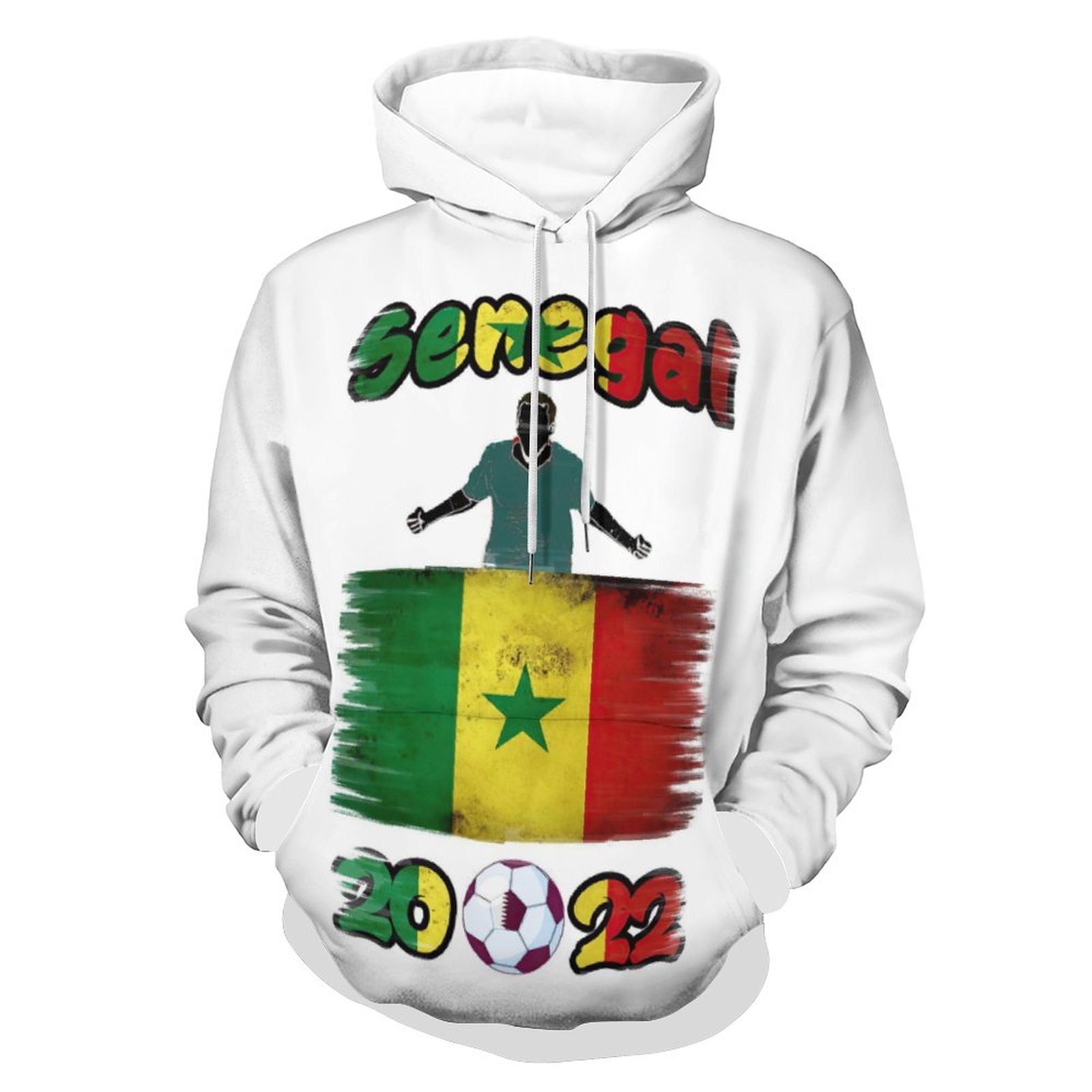 Senegal 2022 Fashion Unisex Printed Hoodie