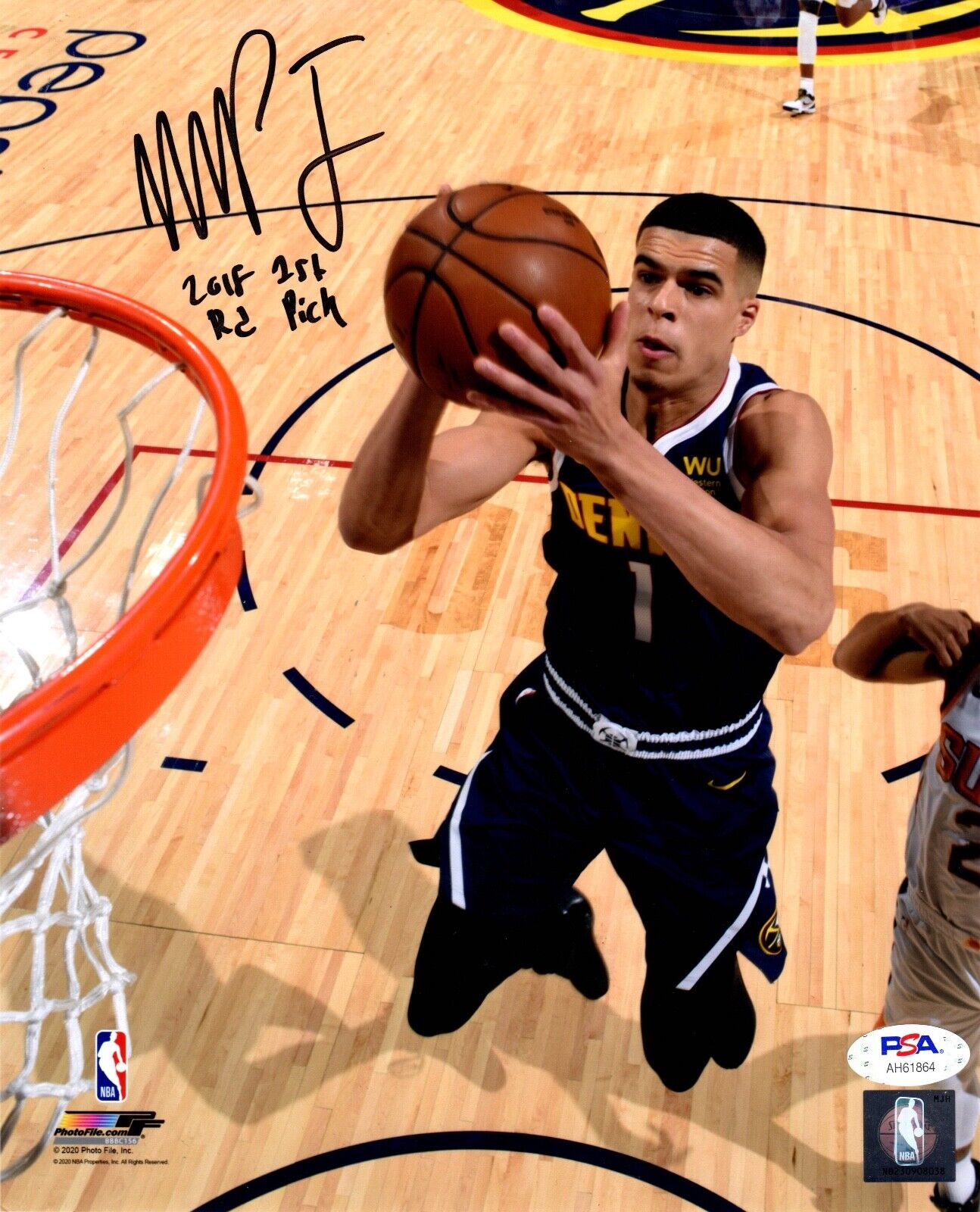 Michael Porter Jr. autographed signed inscribed 8x10 Photo Poster painting Denver Nuggets PSA