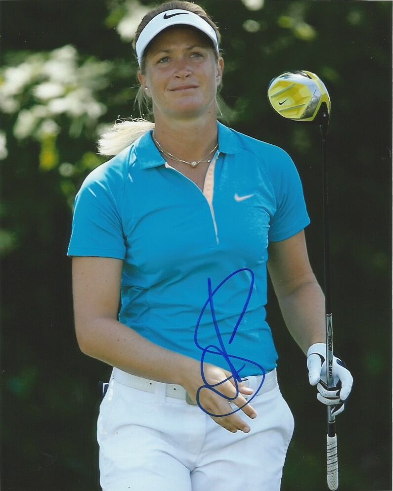 LPGA Suzanne Pettersen Autographed Signed 8x10 Photo Poster painting COA AA