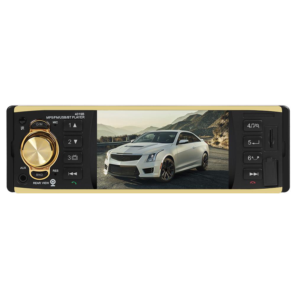 

4019B Bluetooth Car Stereo MP5 Player 4.1 inch AUX USB FM Radio Head Unit, With camera, 501 Original