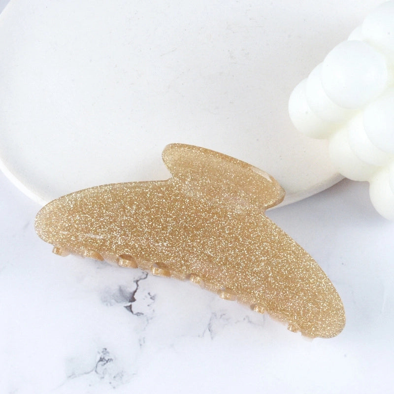 Women’s Casual Minimalist Solid Color Arylic Stoving Varnish Hair Claws