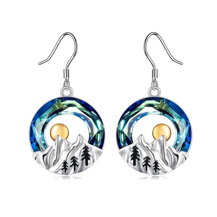 S925 Mountain Crystal Earrings