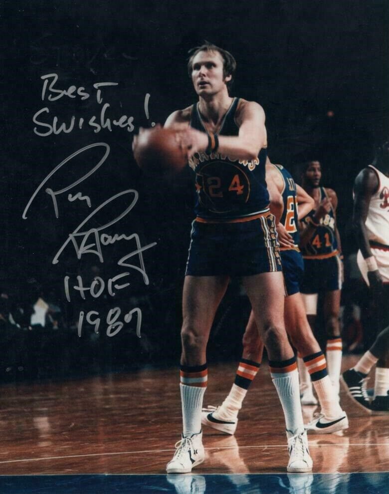 Rick Barry Autographed Signed 8x10 Photo Poster painting ( HOF Warriors ) REPRINT